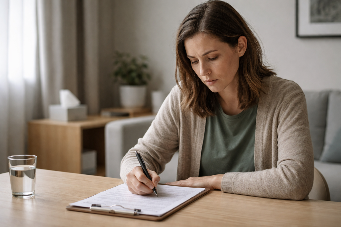 Skala objawów depresyjnych – ilustracja do artykułu psychologa